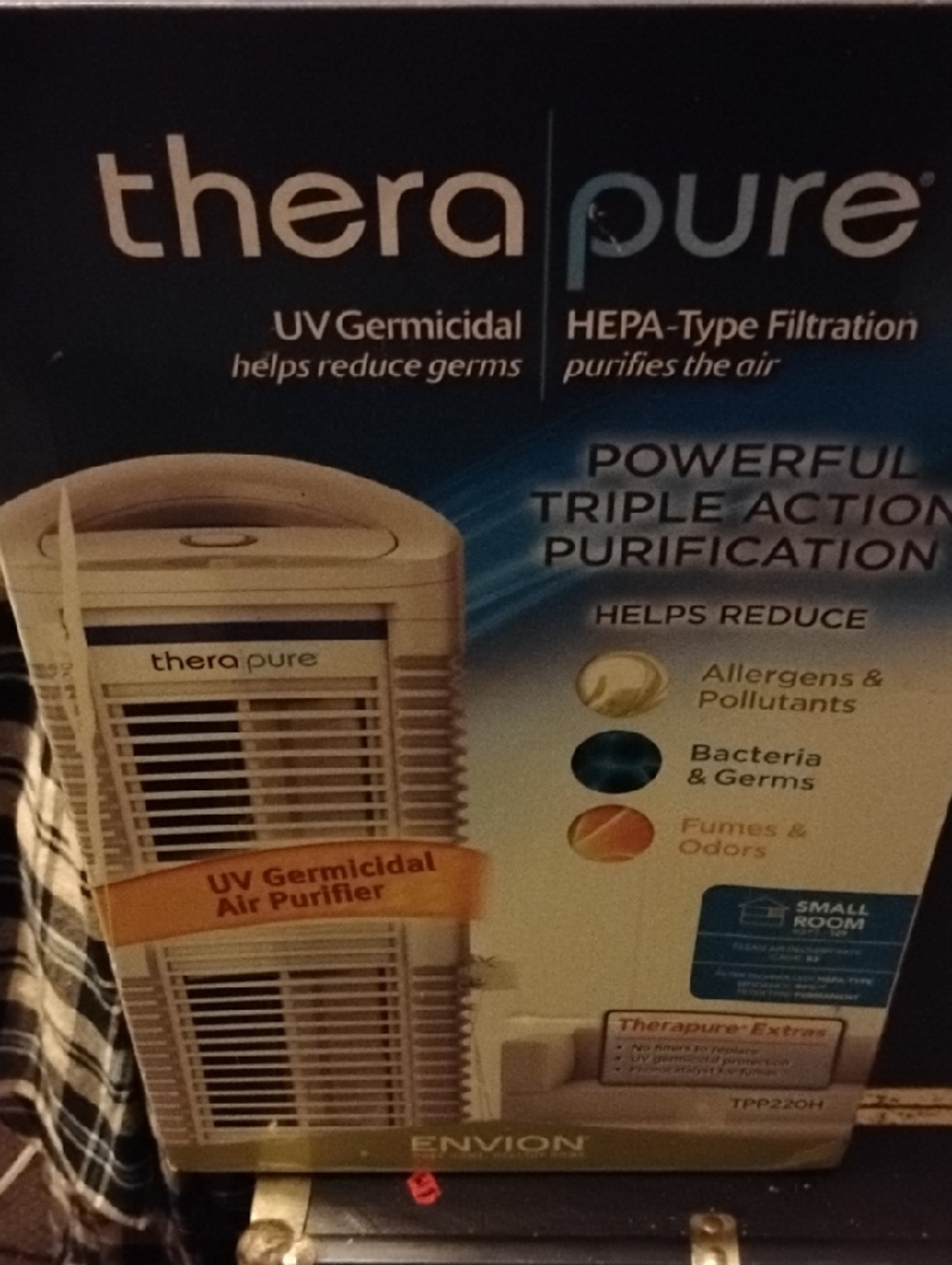 Therapure UV Germicidal Air Purifier - White